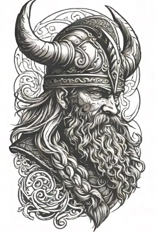 viking tattoo design idea