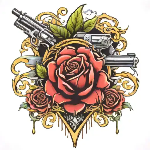 guns n roses tattoo design idea
