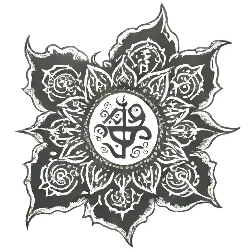 Gayathri mantra written in Sanskrit tattoo design idea