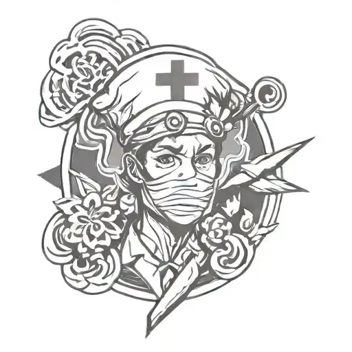 nurse tattoo for men tattoo design idea