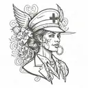 nurse tattoo for men tattoo design idea