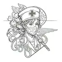 nurse tattoo for men tattoo design idea