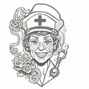 nurse tattoo for men tattoo design idea