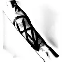 Atreus God of War forearm band tattoo design idea