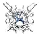 Navy SEAL, bone frog, trident tattoo design idea