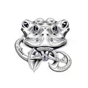 Navy SEAL, bone frog, trident tattoo design idea