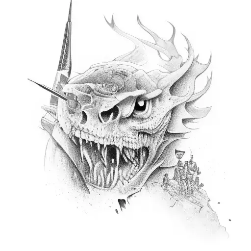 military tattoo design idea