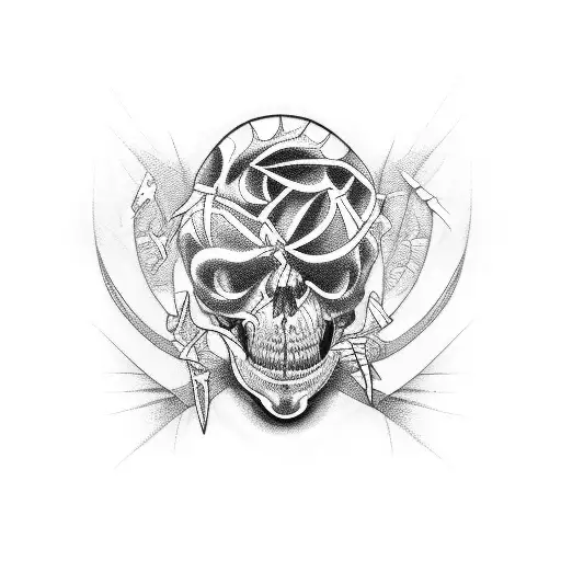 free from bondage tattoo design idea