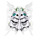 Two-Faced Mask: The image of a two-faced mask represents duplicity and deception. It symbolizes the act of presenting on tattoo design idea