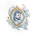 post malone tattoo design idea