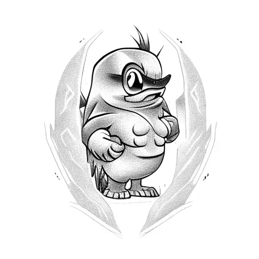 knuckles with guns tattoo design idea