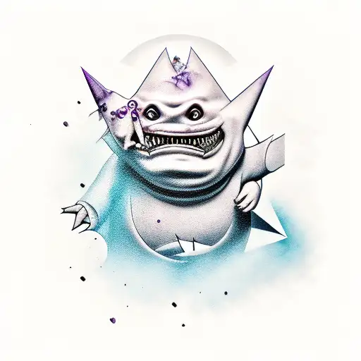 Gengar tattoo design idea