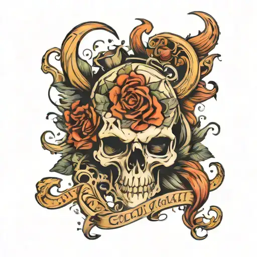 tattoo for the passion you look for BBS and metal music tattoo design idea