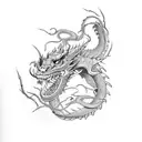 books, dragon, hero tattoo design idea