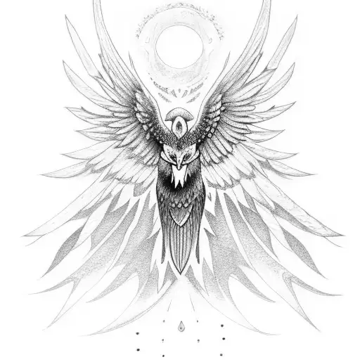 beautiful goddess morrigan raven celtic tattoo design idea