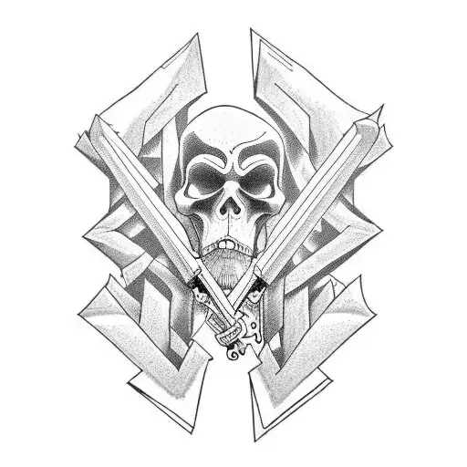 Grim Reaper tattoo design idea