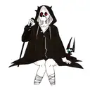 Grim Reaper tattoo design idea