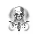 Grim Reaper tattoo design idea