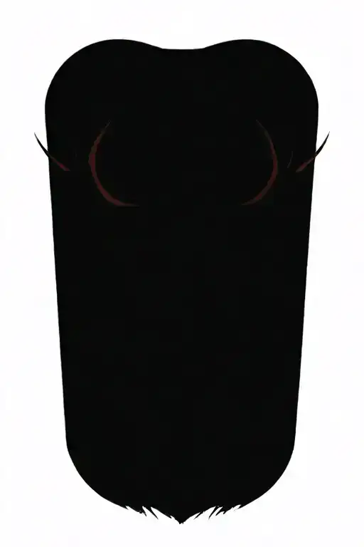 Evil Moose Skull Mysterious and Dark tattoo design idea