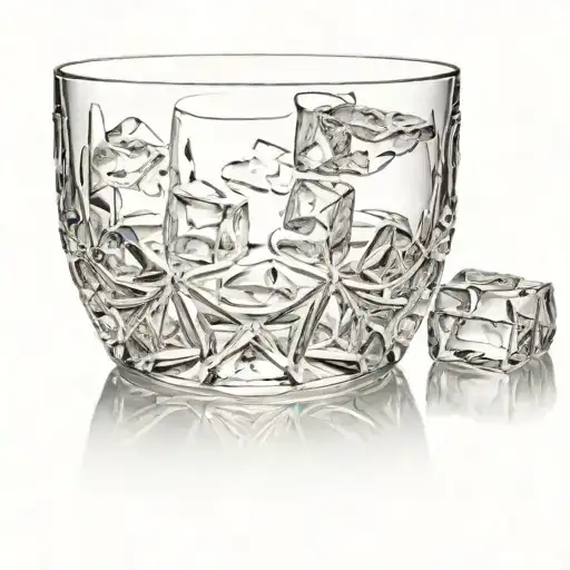bourbon glass tattoo design idea