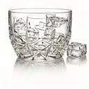 bourbon glass tattoo design idea