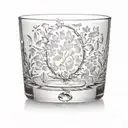 bourbon glass tattoo design idea