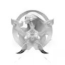 deep meaningful, androgynous, medium sized tattoo design idea