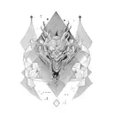 deep meaningful, androgynous  tattoo design idea