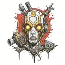 Borderlands psyco tattoo design idea