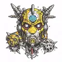 Borderlands psyco tattoo design idea