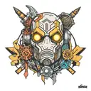 Borderlands psyco tattoo design idea