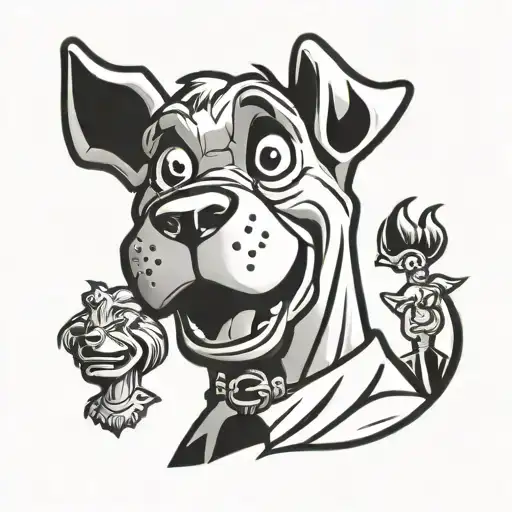 Scooby Doo tattoo design idea