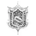 787 as bubble numbers with the puertorican flag inside the numbers tattoo design idea