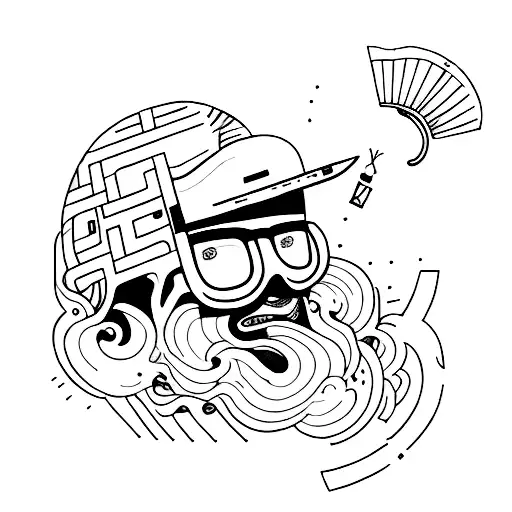 High on life by Martin Garrix tattoo design idea