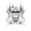 The Monkey King's Journey to the West tattoo design idea