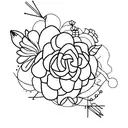 sisters tattoo design idea