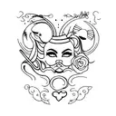 sisters tattoo design idea