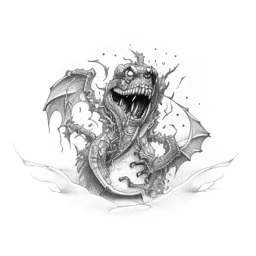 wrecked, imagine dragons, death, best friend tattoo design idea