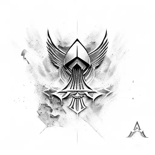 assassins creed logo tattoo design idea
