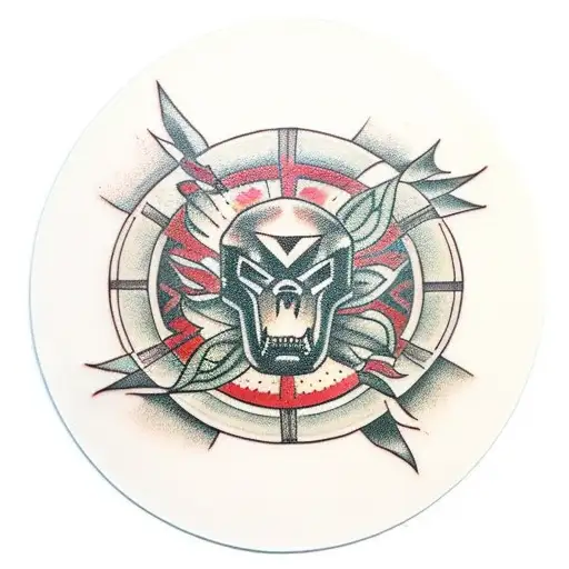 soundgarden king animal tattoo design idea