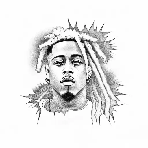 xxxtentacion  tattoo design idea