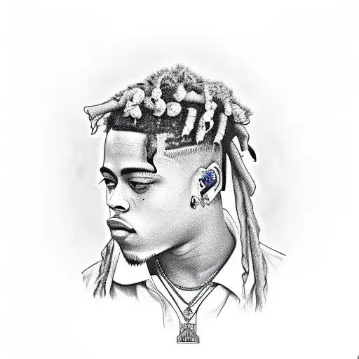 xxxtentacion  tattoo design idea