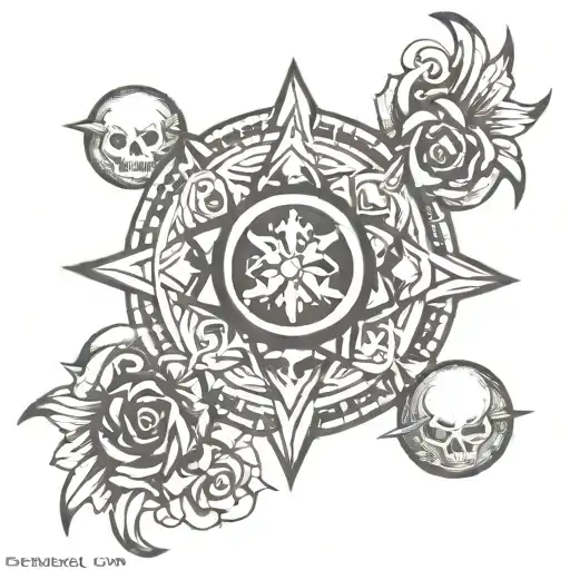 "CHOSEN ONE" CHEST TATTOO tattoo design idea