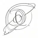 "CHOSEN ONE" SPELLED OUT OVERLAPPED USING THE O FROM CHOSEN FOR THE O IN ONE tattoo design idea