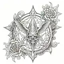 "CHOSEN ONE" CHEST TATTOO tattoo design idea