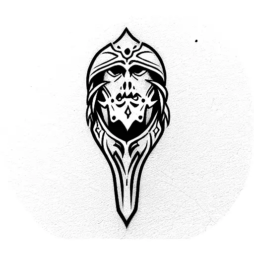 arthas litch king tattoo design idea