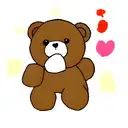small teddy bear tattoo design idea