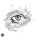 Evil Eye tattoo design idea