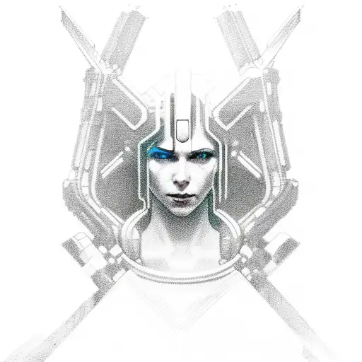 cyberpunk 2077 tattoo design idea