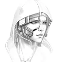 cyberpunk 2077 tattoo design idea